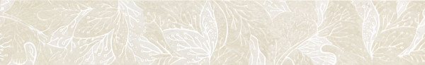 Obsydian White Wandbordüre 98x598 mm