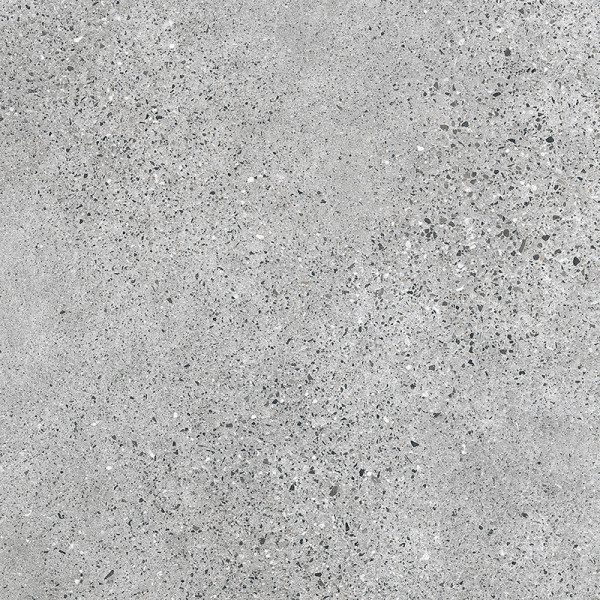 Feinsteinzeug Bodenfliese Terrazzo grey MATT 598x598 mm