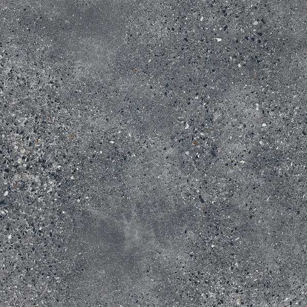 Feinsteinzeug Bodenfliese Terrazzo graphite MATT 598x598 mm