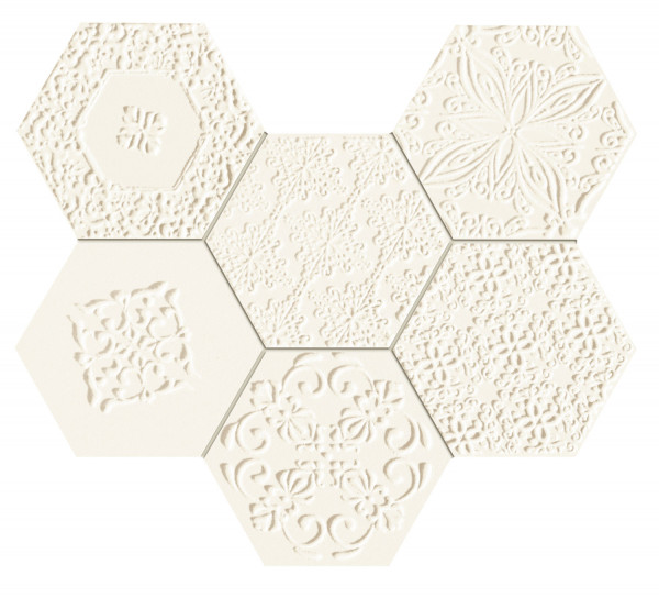 Elementary Hex Wandmosaik