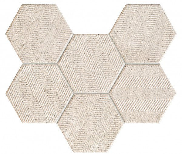 Sfumato Hex Wandmosaik 298x221 mm